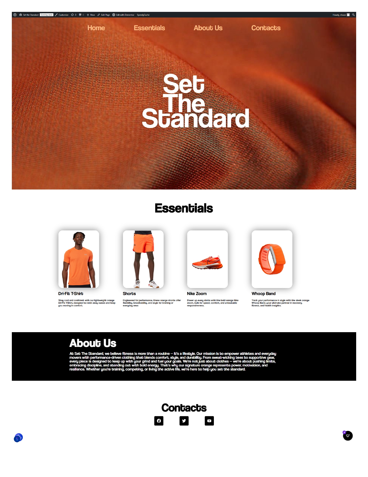 Set The Standard - Fitness Store